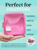 Picture of Embla Clear Cosmetic Bag Makeup Bag, Clear Zipper Pouch Cosmetics Bags Cute Womens Make Up Pouches, Clear Toiletry Travel Bag Tote, Preppy Purse Cosmetic Organizer Small Large Makeup Bags, Bubblegum