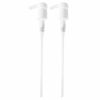 Picture of 2-Pack Liter 33.8 oz Shampoo Conditioner Pump Dispenser | Fits Most Salon Brand Liter Size Bottles with a 1-inch Wide Opening | White | by Geti Beauty