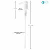Picture of 2-Pack Liter 33.8 oz Shampoo Conditioner Pump Dispenser | Fits Most Salon Brand Liter Size Bottles with a 1-inch Wide Opening | White | by Geti Beauty