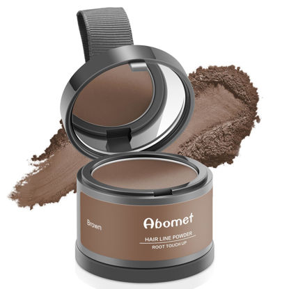 Picture of Root Touch Up Instantly Gray Coverage Powder, Conceal Hair Loss and Thinning Hair For Women and Men, Hair Fibers (Brown)