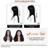 Picture of Aiterina Headband Wig deep wave human hair wigs for Black Women Brazilian Remy Hair Glueless Non Lace Front Wig 150% Density Natural Color (28 inch, Headband Wig Deep Wave)