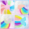 Picture of Rainbow Bath Bombs for Kids - 4 Pcs Handmade Natural Kids Bath Bombs Bubble Bath, Valentines Day Gifts for Kids, Birthday Gifts for Kids