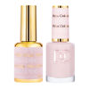 Picture of DND DC Gel Polish Set, Pink Collection, UV/LED Gel Polish and Air Dry Nail Lacquer, Matching Chip-Free Polish Duo, 137 Pina Colada, 0.5 Fl Oz