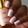 Picture of DND DC Gel Polish Set, Pink Collection, UV/LED Gel Polish and Air Dry Nail Lacquer, Matching Chip-Free Polish Duo, 137 Pina Colada, 0.5 Fl Oz