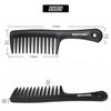 Picture of BEAYUNG 2 PCS Large Wide Tooth Comb, Shower Combs for Women, Curly Hair Brush, Detangling Comb, Hair Styling Comb, Hairdressing Tool (1Black,1Purple)