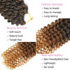 Picture of Passion Twist Hair 12 Inch 8 Packs Water Wave Crochet Hair Curly Braiding Hair For Butterfly Locs Long Bohe Crochet Braids (12 Inch (Pack of 8), 1B/30/27)