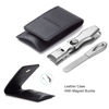 Picture of VOGARB Nail Clippers for Men Thick Nails Laqrge Wide Jaw Opening Long Handle Heavy Duty Ultra Sharp Toe Nail Clippers No Splash Fingernail Clipper for Seniors,Adult, Women (Silver with File)