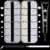 Picture of BELLEBOOST Nail Art Rhinestone Glue Gel&2 Boxes Flatback Gems Kit, 1 Tube of 15ml Rhinestone Gel Glue(UV/LED Needed)+Round Clear Gems+Flat-Back Half Round White&Beige Pearls with Pickup Tools