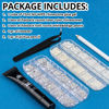 Picture of BELLEBOOST Nail Art Rhinestone Glue Gel&2 Boxes Flatback Gems Kit, 1 Tube of 15ml Rhinestone Gel Glue(UV/LED Needed)+Round Clear Gems+Flat-Back Half Round White&Beige Pearls with Pickup Tools