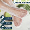 Picture of 200Pcs Disposable Foot Covers for Feet Moisturizer Socks - Plastic Pedicure Foot Spa Liners Disposable Foot Socks Pedicure Lotion Socks for Dry Feet - Foot Mask Moisturizing Socks Cracked Heel Socks