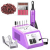 Picture of JIASHENG Professional Nail Drill, 30000rpm Electric Nail Drill Machine, Electric Nail File Drills for Acrylic Nails Kit Gel Nails Manicure Pedicure Tools, Purple