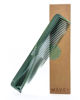Picture of WAVEY Quality Hair Comb for Men and Women, Recycled Ocean Plastic, 7 Inches length perfect for home and travel, Wide and Fine Tooth for thick, thin, wavy, straight and curly hair styling - GREEN