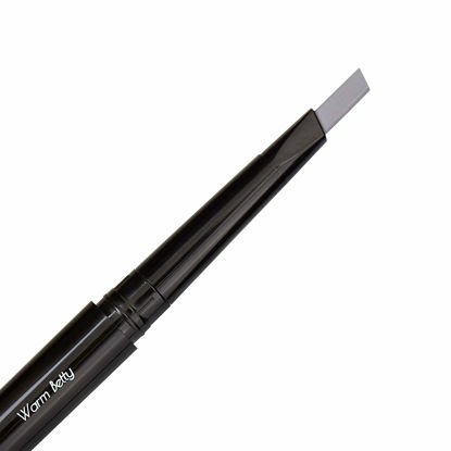 Picture of Eye Embrace Warm Betty: Light Gray Eyebrow Pencil - Waterproof, Double-Ended Automatic Angled Tip & Spoolie Brush, Cruelty-Free