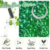 Picture of Laza 2 Jars St. Patrick’s Day Body Glitter Iridescent Chunky Sequins with Glitter Glue Women Eyeshadow Makeup Face Paint Festival Rave Outfits Hair Accessories Carnival Party Costumes - Lush Clove