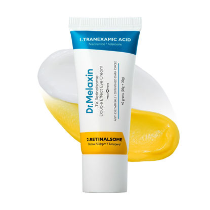 Picture of Dr.Melaxin TX Tranexamic Acid Retinalsome Eye Cream with Adenosine Niacinamide for Fine Lines, Wrinkles & Dark Spots | Daily Anti-Aging Under Eye Care | 40g - Korean Skincare