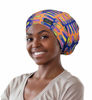 Picture of Satin Night Sleep Cap for Us Women with Natural Hair African Print