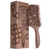 Picture of FRAMAR Chocolate Vented Hair Brush - Paddle Curved Hair Brush For Blow Drying, Wet Paddle Brush for Women Blow Drying