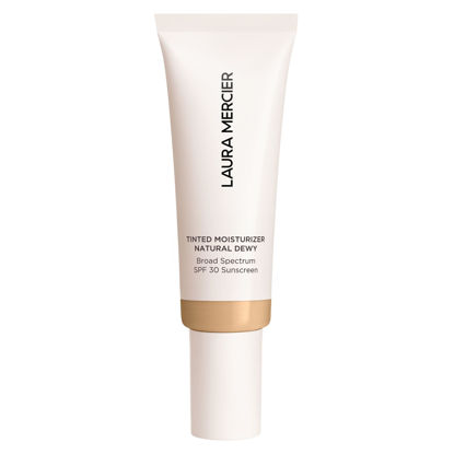 Picture of Laura Mercier Tinted Moisturizer Natural Dewy with SPF 30: 24HR+ Hydration, Long Lasting, Sheer to Light, Buildable Coverage, Dewy Finish, Improve Skin Tone and Texture, Skin Tint, Citrine