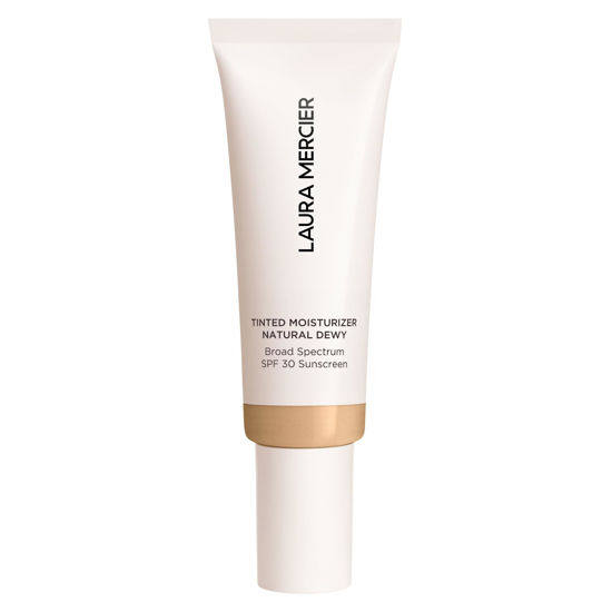 Picture of Laura Mercier Tinted Moisturizer Natural Dewy with SPF 30: 24HR+ Hydration, Long Lasting, Sheer to Light, Buildable Coverage, Dewy Finish, Improve Skin Tone and Texture, Skin Tint, Citrine