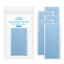 Picture of SUYYA 60 Pieces Hair Extension Tape Tabs Double Sided Extension Tapes for Replacement 4cm x0.8cm (Blue)
