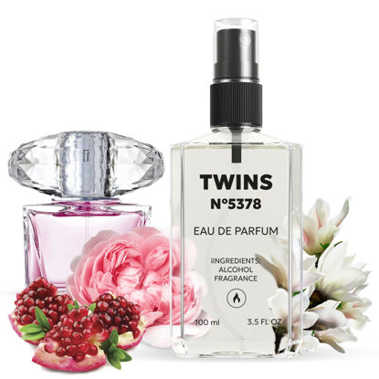 Picture of TWINS Impression of Bright Crystal Perfume for Women Eau de Parfum | No.5378 | 3.4 Fl Oz / 100 ml