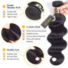 Picture of QTHAIR 14A Brazilian Hair Body Wave 18inch 1 Bundle 100g Unprocessed Brazilian Body Wave Virgin Human Hair Natural Brazilian Human Hair Weaves Brazilian Body Wave Human Hair Weft