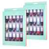 Picture of Nicole Miller Mini Nail Polish Set - Glossy, Vibrant Colors for Fingernails & Toenails, 2 Pack Trendy Collection