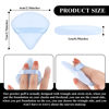 Picture of Maitys 12 Pieces Powder Puff Triangle Face Makeup Cosmetic for Loose Powder Soft Body Washable Reusable Foundation Sponge Mineral Wet Dry Makeup Tool(Black, White, Blue, Small)