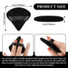 Picture of Maitys 12 Pieces Powder Puff Triangle Face Makeup Cosmetic for Loose Powder Soft Body Washable Reusable Foundation Sponge Mineral Wet Dry Makeup Tool(Black, Pink, Small)