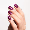 Picture of Ozzeal Pearl Gel Nail Polish,Wine Purple Glitter Gel Nail Polish Sparkle Shimmer Gel Glitter Nail Polish Fall Winter Soak off LED UV Gel Nail Polish for Art DIY Manicure 15ML