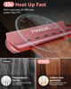 Picture of 7MAGIC 1.7" Wide Hair Straightener, Nano Titanium Flat Iron for Wet & Dry Hair, Flat Iron Hair Straightener with 5 Temp, MCH Fast Straightening Iron, Hair Iron with Dual Voltage, Pink