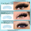 Picture of Fluffy Lash Clusters Kit 14-20mm Long Eyelash Clusters 180D Thick Lash Extension Kit Volume Cluster Eyelash Extensions Dramatic False Eyelashes Strips Lash Bond and Seal Lash Tweezers by CORUSCATE