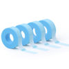Picture of Lash Tape for Eyelash Extensions,Eyelash Tape Silicone Gel Eyelash Extension Tape for Sensitive Skin Pain-Free Removal Lash Extensions Tape(0.5in x 4yd, 4Rolls,Blue)