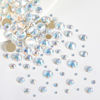 Picture of Beadsland Rhinestones for Makeup,8 Sizes 2500pcs Crystal Flatback Rhinestones Face Gems for Nails Crafts with Tweezers and Wax Pencil,Blue Moonlight,SS4-SS30