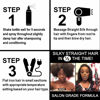 Picture of Straight Silk Spray with Moroccan Argan Oil | Hair Straightening Protector & Detangler | Alcohol-Free | Heat Protectant up to 450°F | Flat-Iron | Blow-Dry | Unscented | Hair Spray | MADE IN USA (64oz)