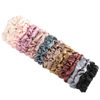 Picture of Hair Ties Satin Silk Small Scrunchies for Women Girls Ponytail Holders 20 Pcs Mini Bulk Scrunchies Elastic Hair Bands for Thick Curly Hair Pony Tails Hair Ties