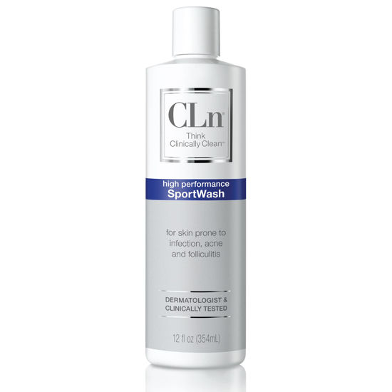 Picture of CLn® SportWash - High-Performance Sport Body Wash, For Men & Women Prone to Body Odor, Foot Odor, Ringworm, Folliculitis, & Back Acne, Fragrance-Free & Paraben-Free, 12 fl. oz.