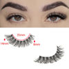 Picture of FARRED Natural Lashes Wispy False Eyelashes Fake Cat Eye Lashes Pack 10 Pairs Natural Look Lash Strips Fluffy Mink Eyelash Full Strip Lashes (C1 | 8-14MM)