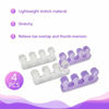 Picture of SUNFATT Toe Separators for Pedicure,Toe Spacer,Toe Separators use for Separation of Toenails or Nails,Washable and Reusable Pedicure Supplies.