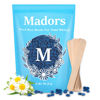 Picture of Hard Wax Beans Kit for Hair Removal - Madors 1lB Brazilian Underarms Body and Chest Large Refill Wax Beads for Wax Warmer