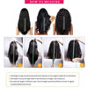 Picture of Aiterina Headband Wig deep wave human hair wigs for Black Women Brazilian Remy Hair Glueless Non Lace Front Wig 150% Density Natural Color (8 inch, Headband Wig Deep Wave)