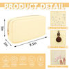 Picture of Waterproof Small Makeup Bag Pouch for Purse,Nylon Travel Toiletry Storage Bag Cute Preppy Cosmetic Bag for Women Girl,Waterproof Makeup Organizer Bag Skincare Bag Purse with Zipper(Small-Beige)