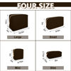 Picture of Waterproof Small Makeup Bag Pouch for Purse,Nylon Travel Toiletry Storage Bag Cute Preppy Cosmetic Bag for Women Girl,Waterproof Makeup Organizer Bag Skincare Bag Purse with Zipper(Small-Chocolate)