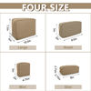 Picture of UIXIZQ Waterproof Small Pencil Case Makeup Bag for Purse,Cute Pencil Pouch Preppy Nylon Makeup Brush Holder with Zipper,Girls Portable Storage Case Small Pen Bag for Office College(Slim-Khaki)