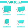 Picture of UIXIZQ Waterproof Small Pencil Case Makeup Bag for Purse,Cute Pencil Pouch Preppy Nylon Makeup Brush Holder with Zipper,Girls Portable Storage Case Small Pen Bag for Office College(Slim-Mint Green)