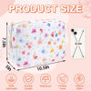 Picture of Waterproof Large Floral Makeup Bag Pouch,Nylon Travel Toiletry Storage Bag Preppy Flower Cosmetic Bag for Women Girl,Large Capacity Makeup Organizer Bag Zipper Pouch for Work(Large Colorful-Flowers)