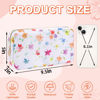 Picture of Waterproof Small Floral Makeup Bag Pouch for Purse,Nylon Flower Cosmetic Bag Preppy Travel Toiletry Storage Bag for Women Girl,Cute Makeup Organizer Bag Pouch with Zipper(Small Colorful-Flowers)