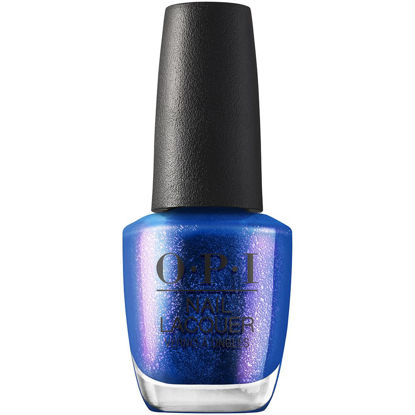Picture of OPI Nail Lacquer Nail Polish | Opaque Dark Blue Purple Shimmer Chip Resistant Nail Polish | Vegan, Fast Drying, Streak Free
