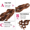 Picture of French Curly Braiding Hair 18 Inch 8 Packs - Pre Stretched Bouncy Braiding Hair- Loose Wavy Braiding Hair Synthetic Hair Extensions (18 inch 8 packs 30)