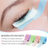 Picture of Lash Tape, Silicone Gel Eyelash Tape for Eyelash Extensions Stick Well,Breathable Lash Tape Gentle on Skin,Micro-Porous Eyelash Extension Tape Blue Pink Purple Green 4Rolls(1Inch X4 Yards)
